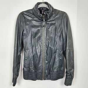 Mackage Aritzia Sophia Lambskin Leather Jacket Size Medium